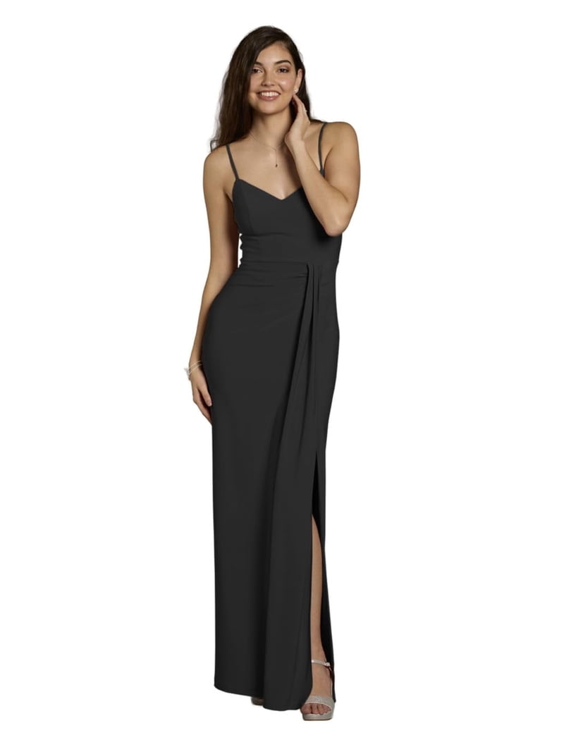 David's Bridal, The Edit by DB Studio Women's Formal V-Neck Ruched Sheath Dress, Full Length, Jersey - Walmart.com David's Bridal, The Edit by DB Studio Women's Formal V-Neck Ruched Sheath Dress, Full Length, Jersey - Walmart.com