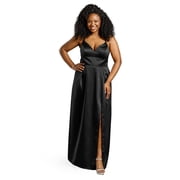 black empire waist formal dress Gowns for Women A-Line – Maggy London LIVE 06/14/24 MV Color:Brushed Nickel Puff sleeves add a –