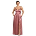 thumbnail image 1 of David’s Bridal, The Edit by DB Studio Women's Formal Empire Waist Ball Gown, Full Length, Satin, 1 of 7