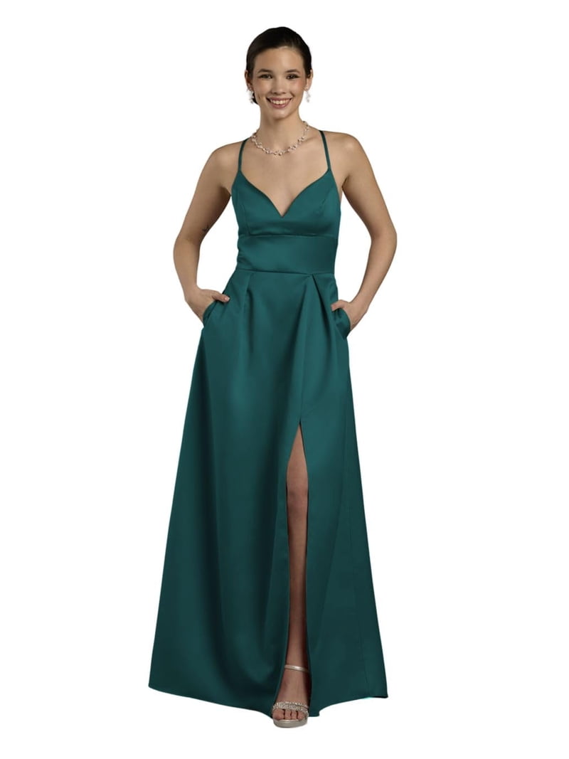 green emerald velvet dress Amazon.com: David's Bridal Satin Empire Waist Ball Gown, Women's Size 0,  Lake : Clothing, Shoes & Jewelry