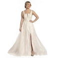 thumbnail image 1 of David’s Bridal, The Edit by DB Studio Women's Square Neck and Lace Ball Gown Wedding Dress, Full Length, Tulle, 1 of 8