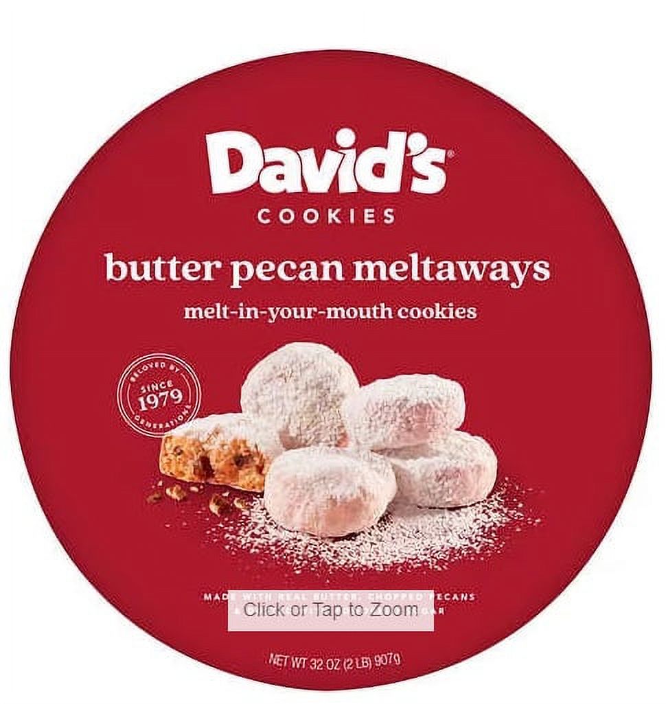 David's Butter Pecan Meltaways, 32 oz