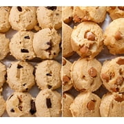 David's Cookies Preformed Frozen Cookie Dough Chocolate Chunk & Peanut Butter 80 Count