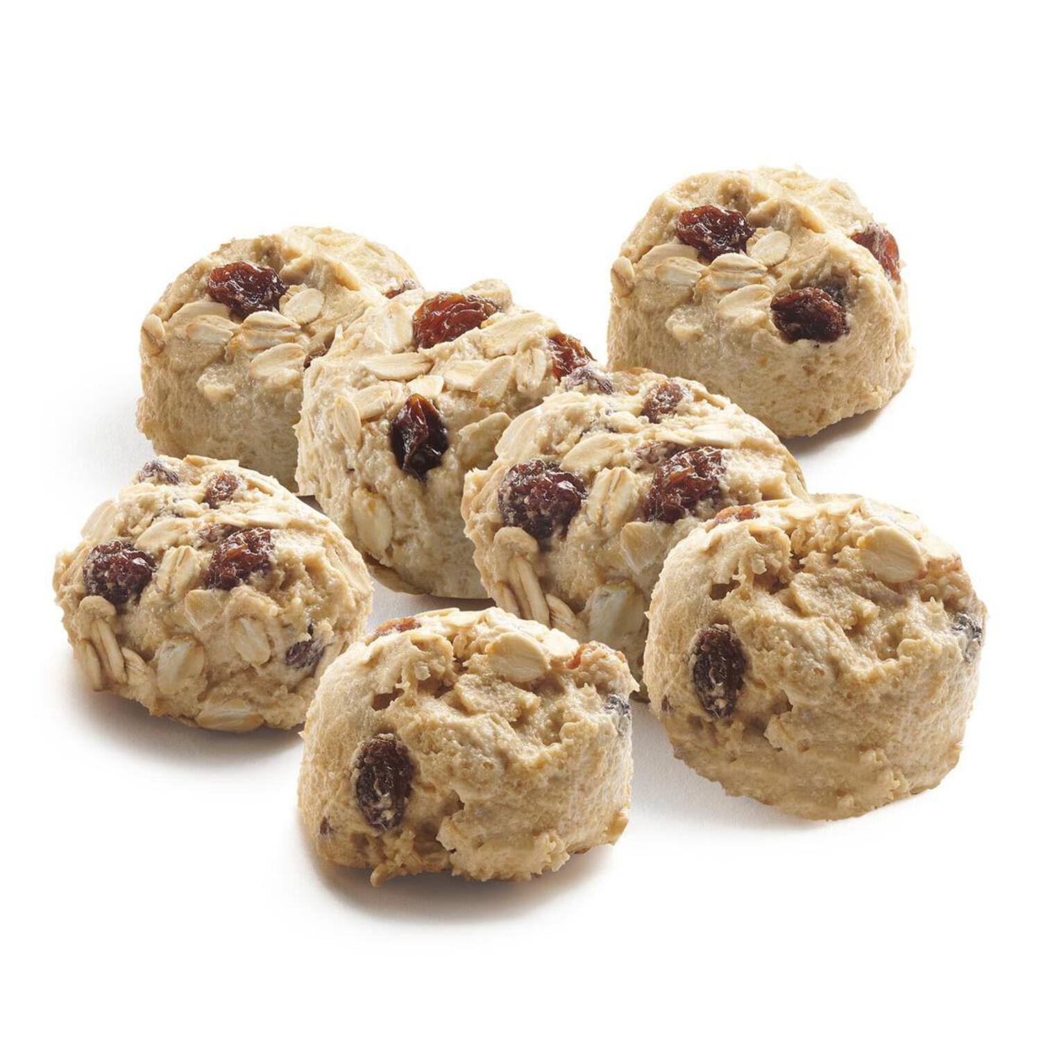 David's Cookies Preformed Frozen Cookie Dough Oatmeal Raisin 80 count