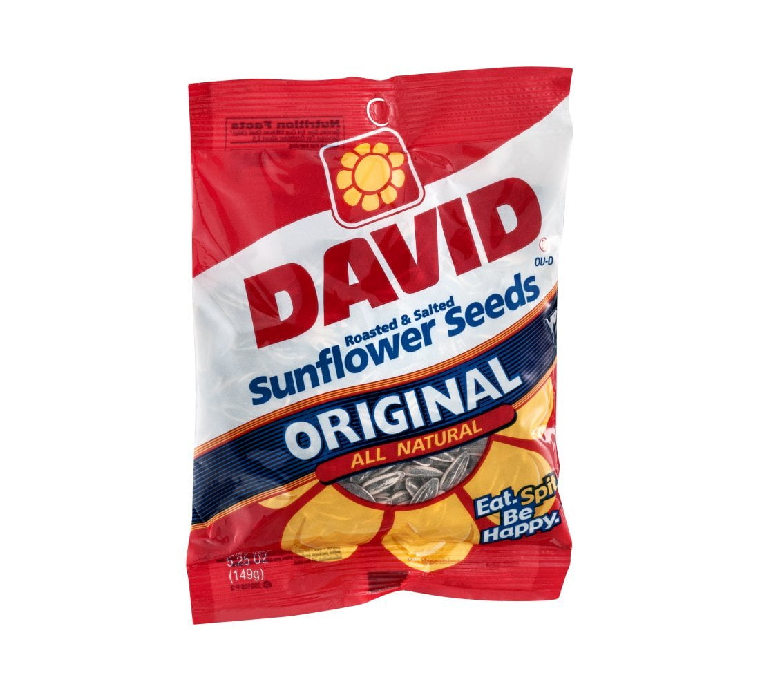 David's Sunflower Seeds, 5.25-ounces (Pack of12)