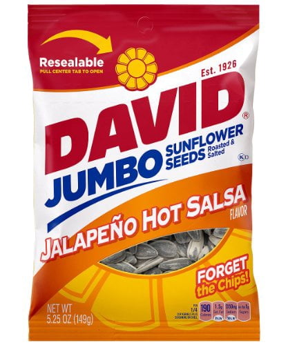 David's Sunflower Seeds Jalapeno 12/5.25 Oz