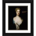 thumbnail image 1 of David von Krafft 15x18 Black Ornate Wood Framed Double Matted Museum Art Print Titled - Countess Margareta Lilljenstedt (1675 - 1724), 1 of 5