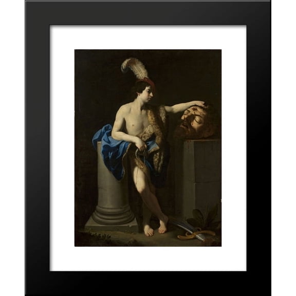 David with the Head of Goliath 20x24 Framed Art Print by Reni, Guido