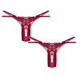 DavidCloth 2 Packs Women Embroidered Hollow Butterfly Low Women Briefs