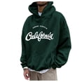 thumbnail image 1 of DavidCloth Mens Autumn And Winter Loose College Hoodies Plus Size Hoodie Men Hooded Pullover Sweater Hoodie Men Zip up Hoodie, 1 of 5