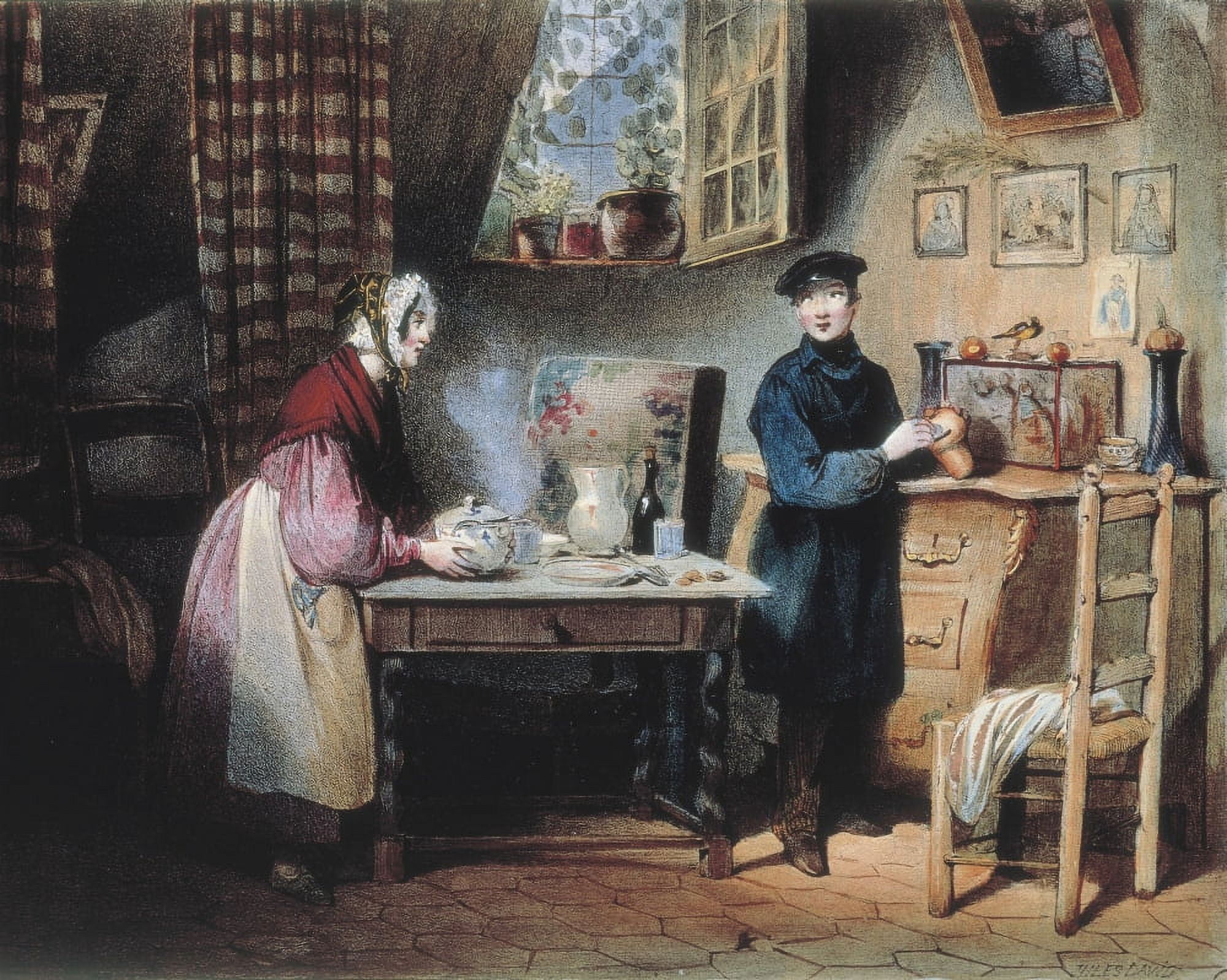 Davidjules (1808-1892) Canvas Art - (24 x 18)