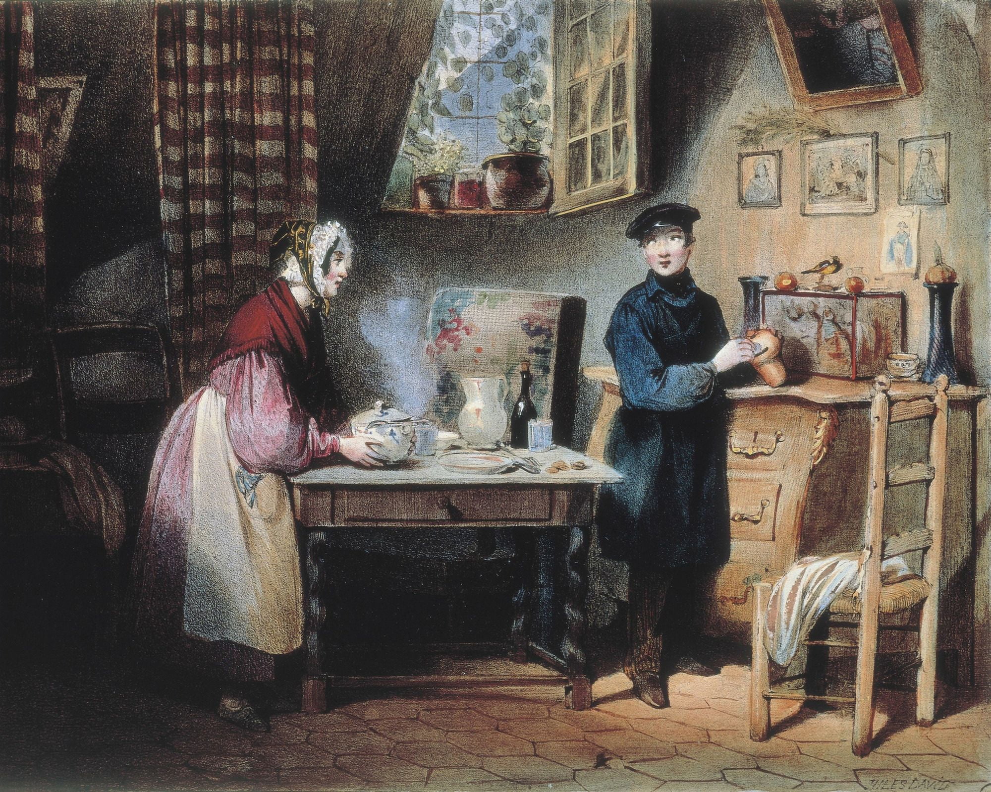 Davidjules (1808-1892) Canvas Art - (36 x 24)