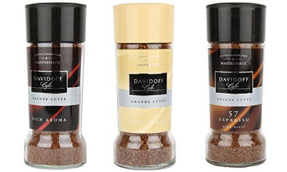 Davidoff Café Rich Aroma, Fine Aroma & Espresso 57 Instant Coffee, 3