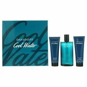 Davidoff Cool Water 3 Piece EDT 125ml Aftershave Balm 75ml Shower Gel 75ml Men