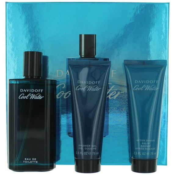 Davidoff Cool Water, 3 Piece Gift Set for Men