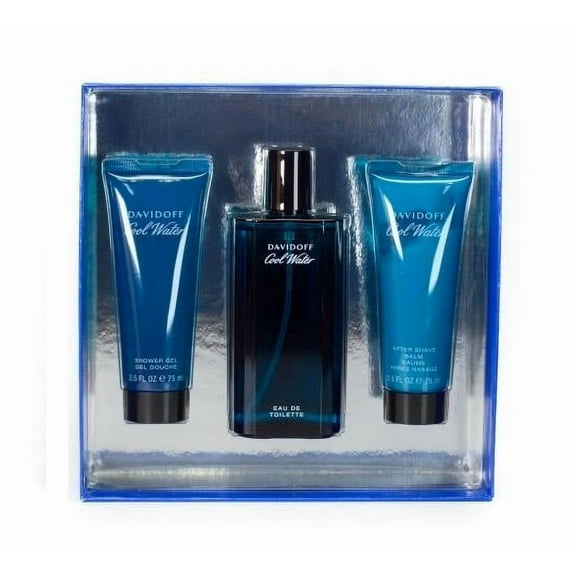 Davidoff Cool Water Cologne Gift Set for Men, 3 Pieces
