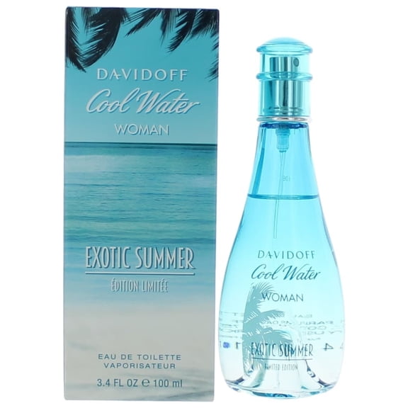 Davidoff Cool Water Exotic Summer For Women Perfume 3.4 oz ~ 100 ml EDT Spray
