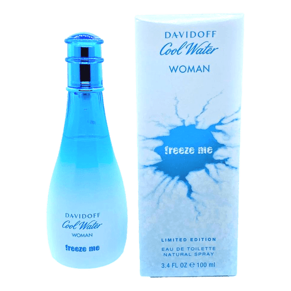 Davidoff Cool Water Freeze Me Women EDT 3.4 oz 100ml Sp New In Retail Box RARE