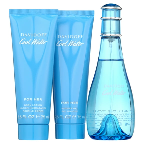 Cool Water by Davidoff 3 Pcs Gift Set for Women
