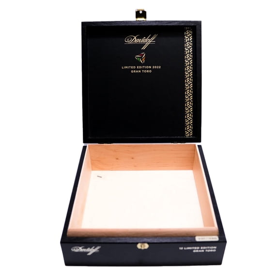 Davidoff Gran Toro Limited Edition Empty Wood Cigar Box 6.5" x 6.5" x 2.25"