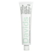 Davids Natural Toothpaste Premium Toothpaste, Sensitive + Whitening, Natural Peppermint, 5.25 oz (149 g)
