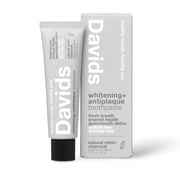 Davids Premium Toothpaste, Charcoal Peppermint, Travel Size 1.75 OZ