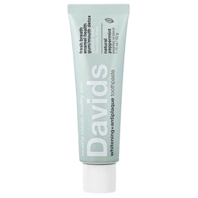 Davids Premium Toothpaste, Peppermint, Travel Size 1.75 OZ