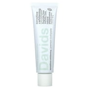 Davids Premium Toothpaste, Sensitive+Whitening w/nano-hydroxyapatite Toothpaste, Peppermint, Travel Size, 1.75 oz.