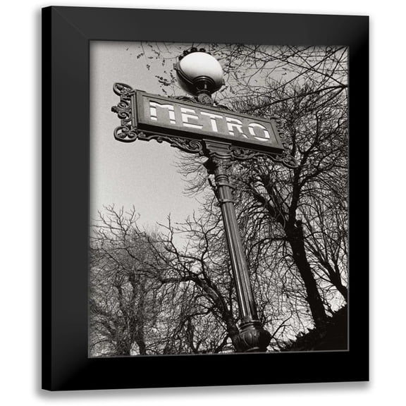 Davidson, Clay 12x14 Black Modern Framed Museum Art Print Titled - Metro