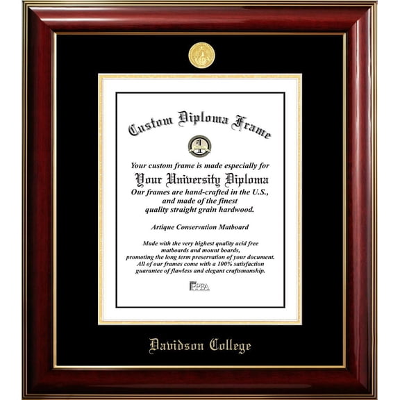 Davidson College Classic Diploma Frame