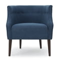 thumbnail image 1 of Davidson Contemporary Button-Tufted Fabric Club Chair, 1 of 9