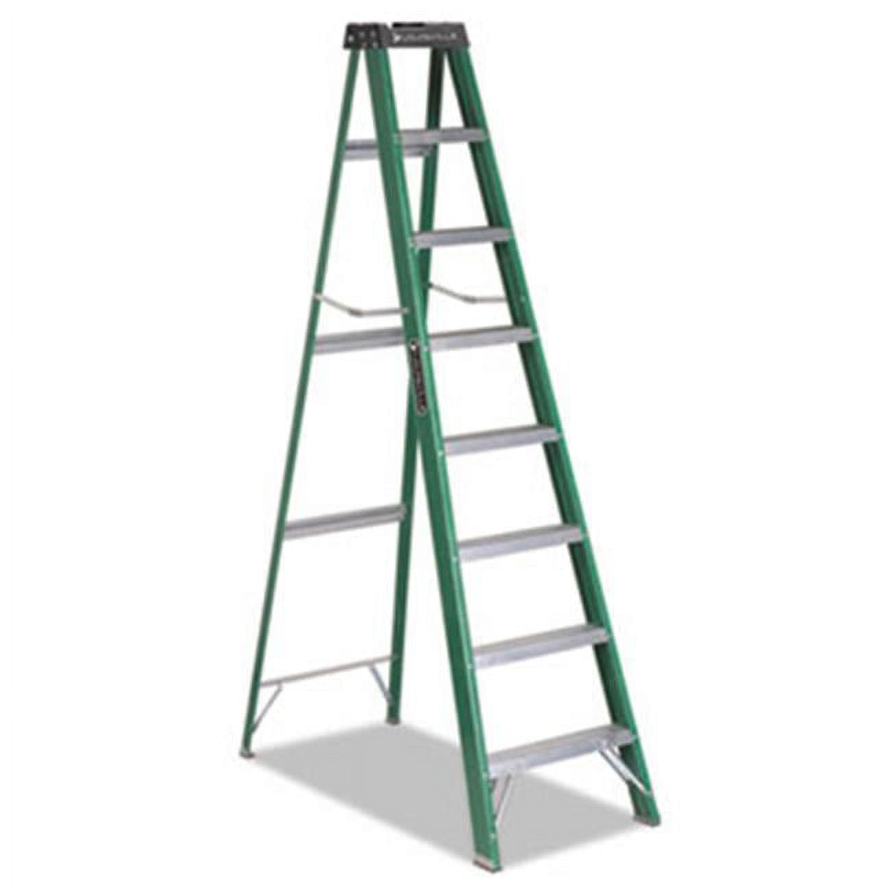 Davidson Ladders Fiberglass Step Ladder - 225 Lb Load Capacity - Green (fs4008_35)
