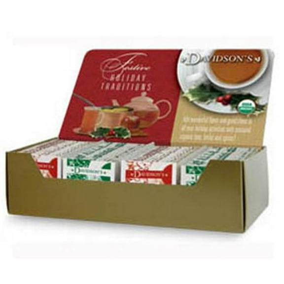 Davidson Organic Tea 1190 Single Serve Assorted Mullingchrstms Tea