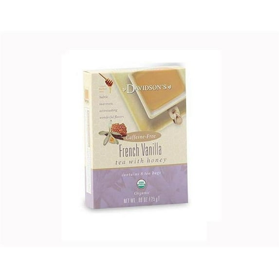 Davidson Organic Tea 2040 French Vanilla Tea- Box of 8