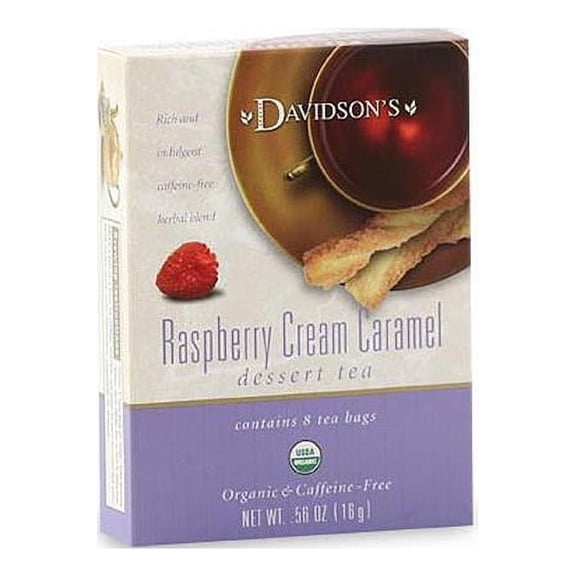 Davidson Organic Tea 2092 Raspberry Cream Caramel Tea- Box of 8