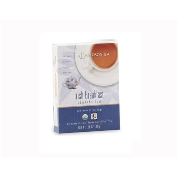 Davidson Organic Tea 2133 Irish Breakfast Tea- Box of 8