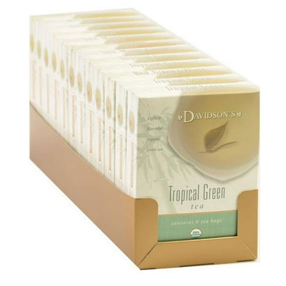 Davidson Organic Tea 2250 Assorted Green Tea, Box of 8