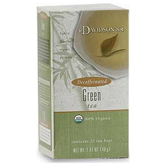Davidson Organic Tea 2531 Decaffeinated Green Tea- Box of 25 Tea Bags