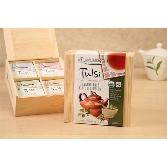Davidson Organic Tea 631 Collection Chest Tulsi Tea