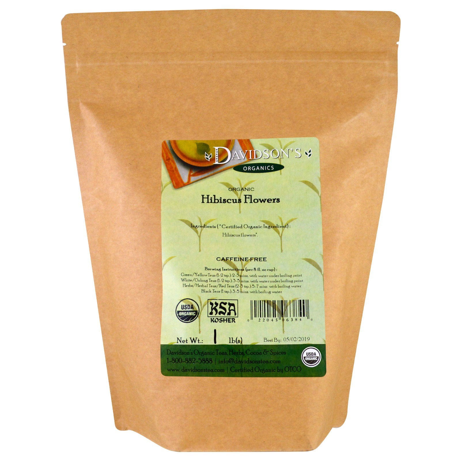 Davidsons Davidsons  Hibiscus Flower, 1 lb