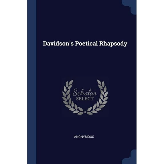 Davidson's Poetical Rhapsody (Paperback)