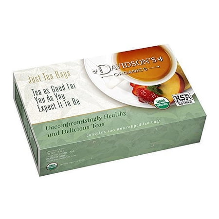 Davidson's Tea Bags, Organic South African Green Rooibos, 100 Count