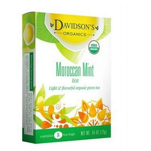 Davidsons Organics 1629 Single Serve Moroccan Mint Tea - 100 Count