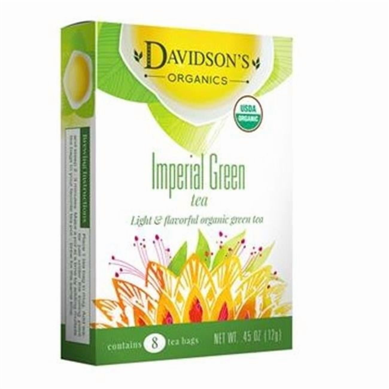 Davidsons Organics 1633 Single Serve Imperial Green Tea - 100 Count