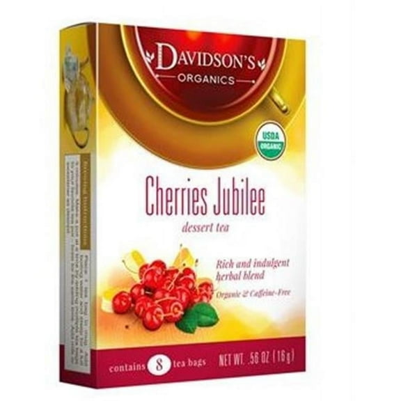 Davidsons Organics Single Serve Cherries Jubilee Tea - 100 Count
