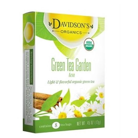 Davidsons Organics  Single Serve Green Tea Garden - 100 Count