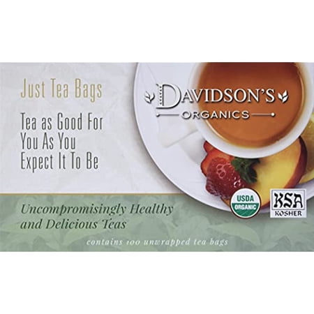 Davidsons Tea Hibiscus Flower, 100-Count Tea Bags