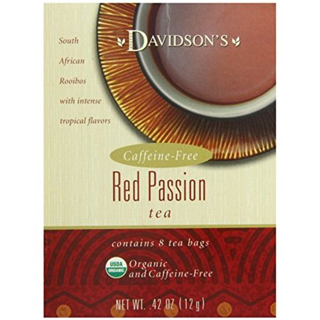 Davidsons Tea Red Passion, 8-Count Tea Bags (Pack Of 12)