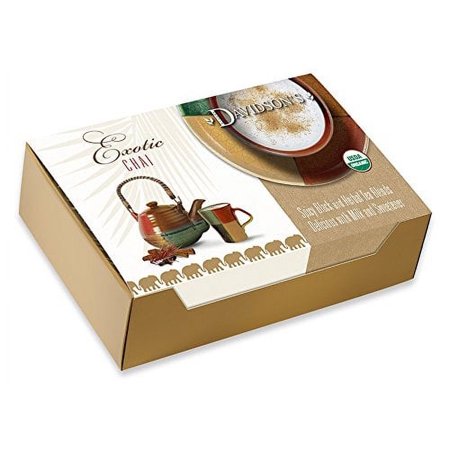 Davidsons Tea Single Serve Rooibos Spiced Chai, 100-Count Tea Bags