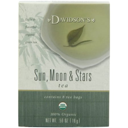 Davidsons Tea Sun, Moon & Stars, 8-Count Tea Bags (Pack Of 12)